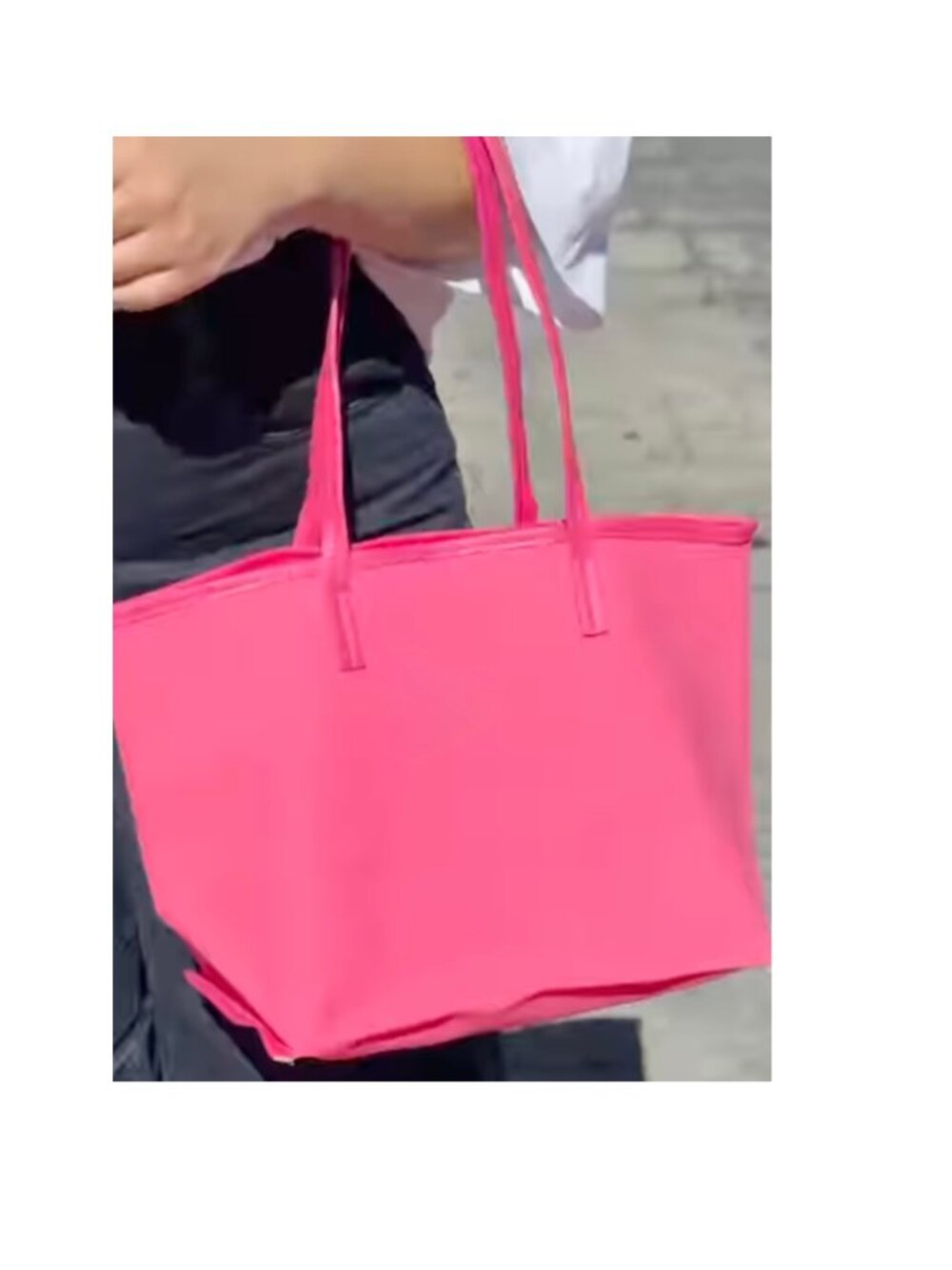 Summer Fridays Jelly Tote Pink Guava - NEW, Never Used